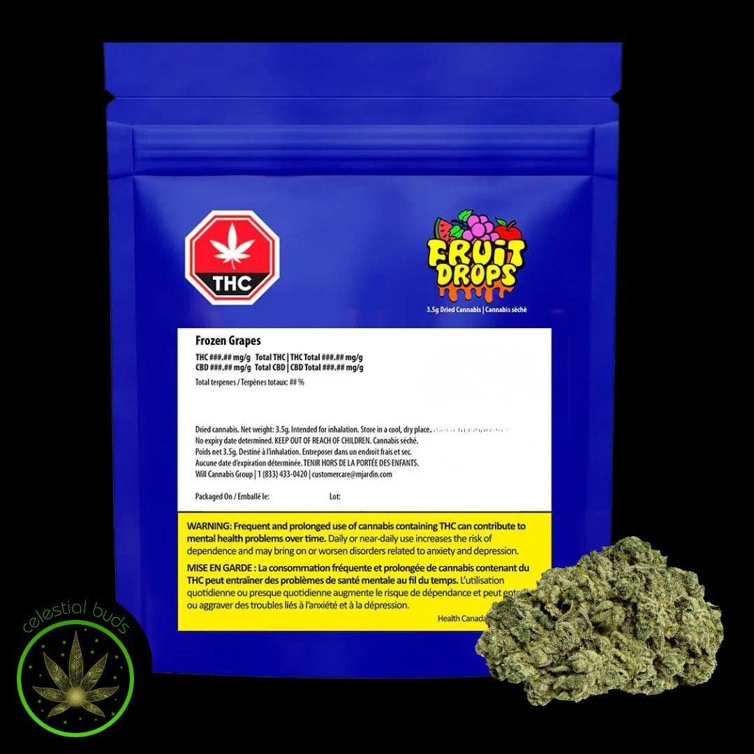 Frozen Grapes, Fruit Drops (3.5g) Dried Flower