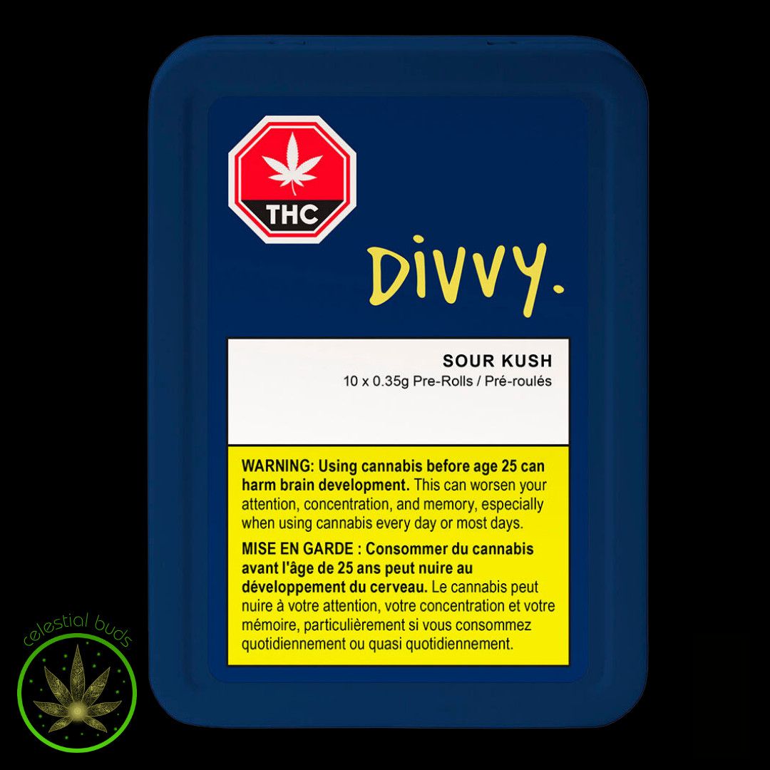 Sour Kush, Divvy (10x0.35g) Pre-Rolls