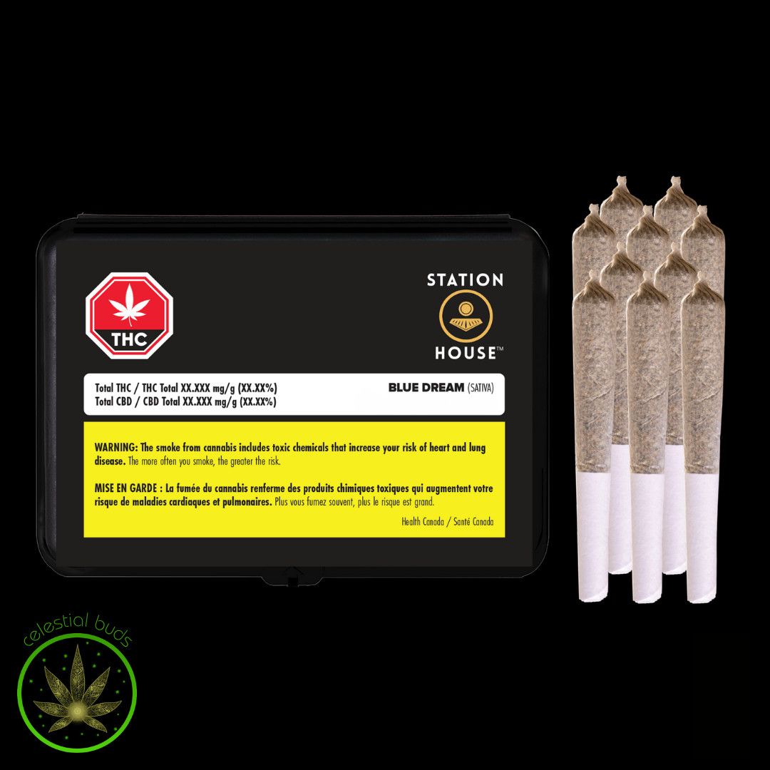 Blue Dream, Station House (5x0.5g) Pre-Rolls
