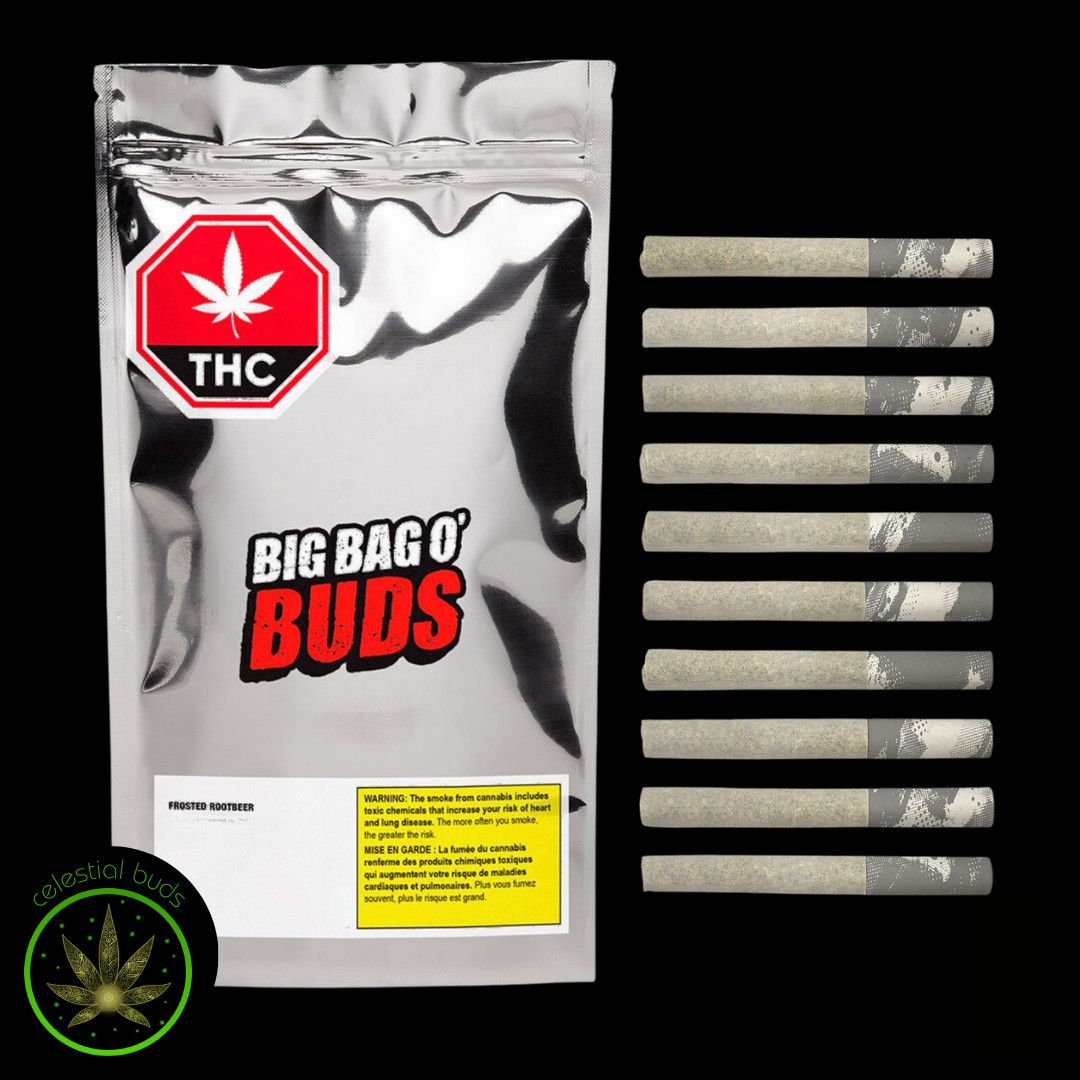 Frosted Rootbeer, Big Bag O' Buds (10x0.75g) Pre-Rolls