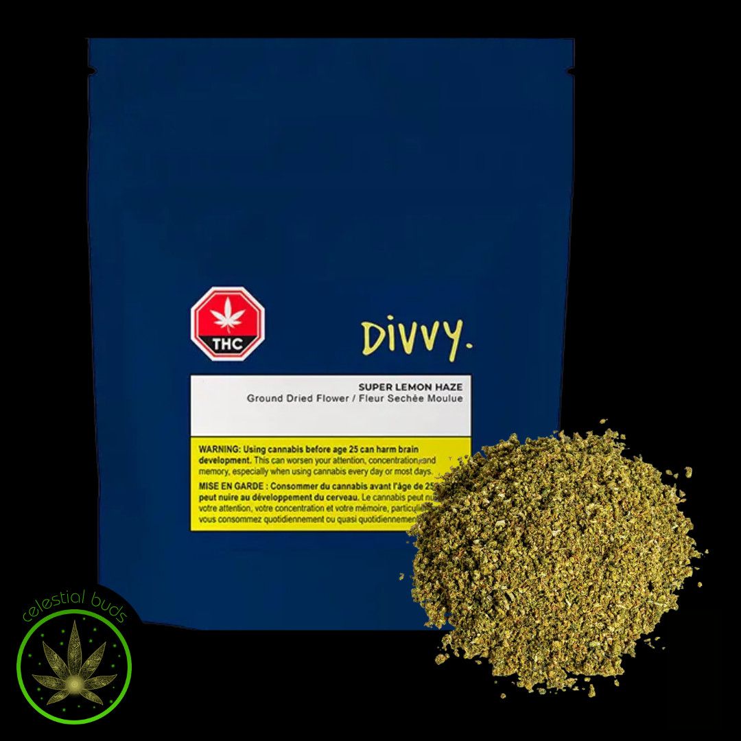 Super Lemon Haze, Divvy (7g) Milled Flower