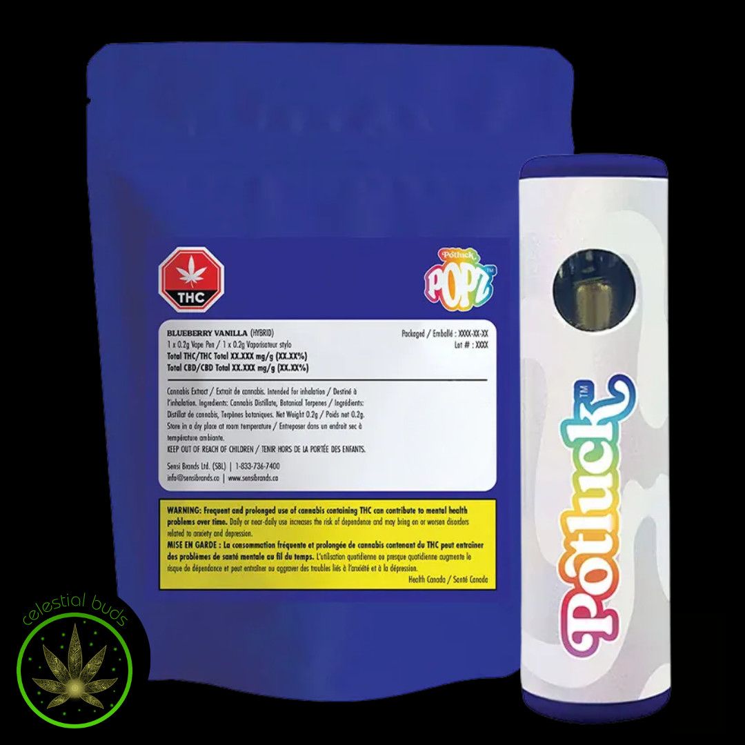 Blueberry Vanilla, Potluck POPZ (0.2g) DVP