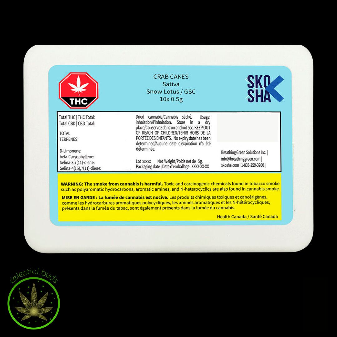 Crab Cakes, SKOSHA (10x0.5g) Pre-Rolls