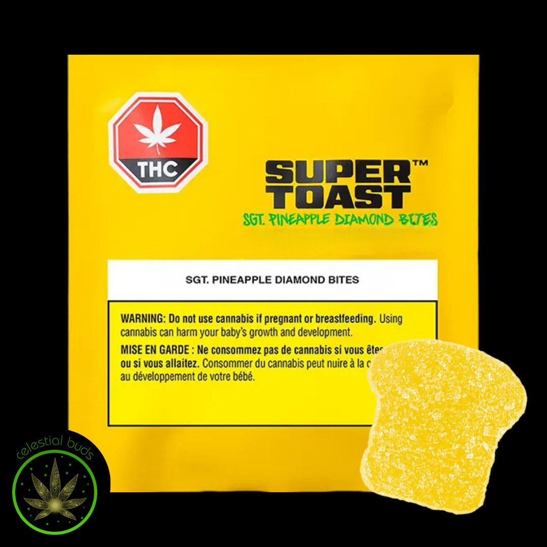 Sgt. Pineapple Diamond Bites, Super Toast (10x10mg) Soft Chews