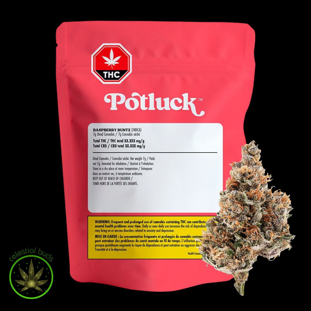 Raspberry Runtz, Potluck (7g) Dried Flower