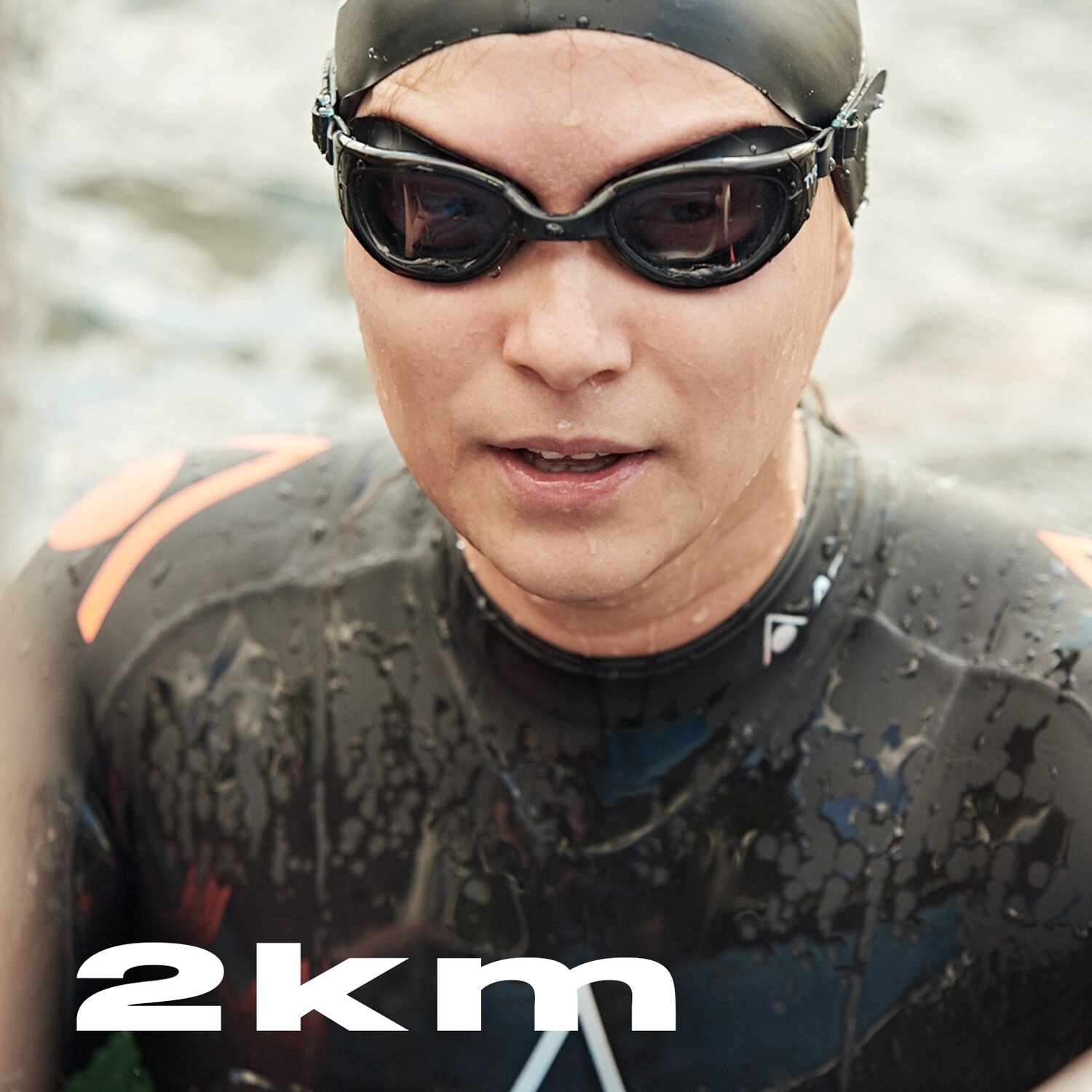 2 КМ, заплыв на открытой воде