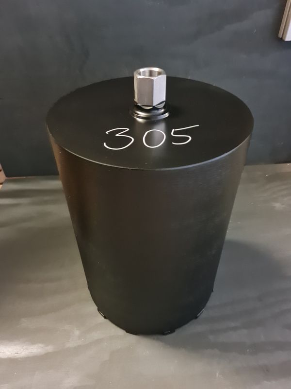 Diamantbohrkrone DN 305 Premium zum Beispiel für Bodentanks. Trockenschnellschnitt.
