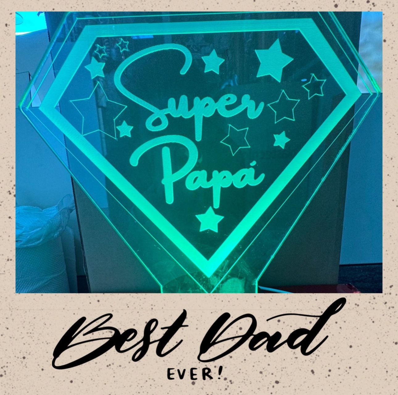 Lampada Super Papà