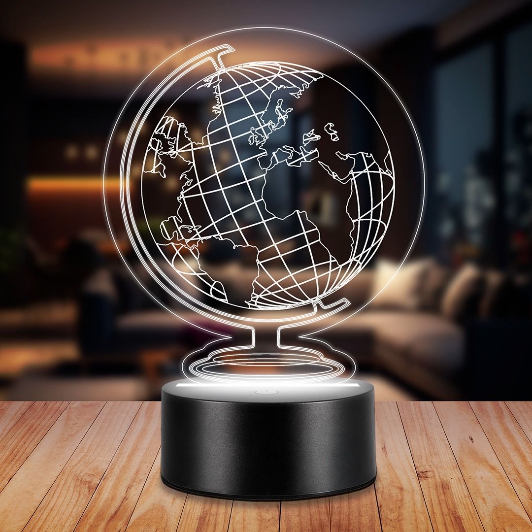 Lampada Stile Mappamondo