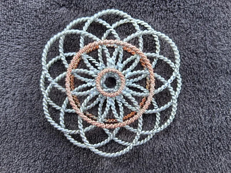 Flower Of Life Pendant (Unity: Sacred Cubit, Lost Cubit, Empowerment Cubit)