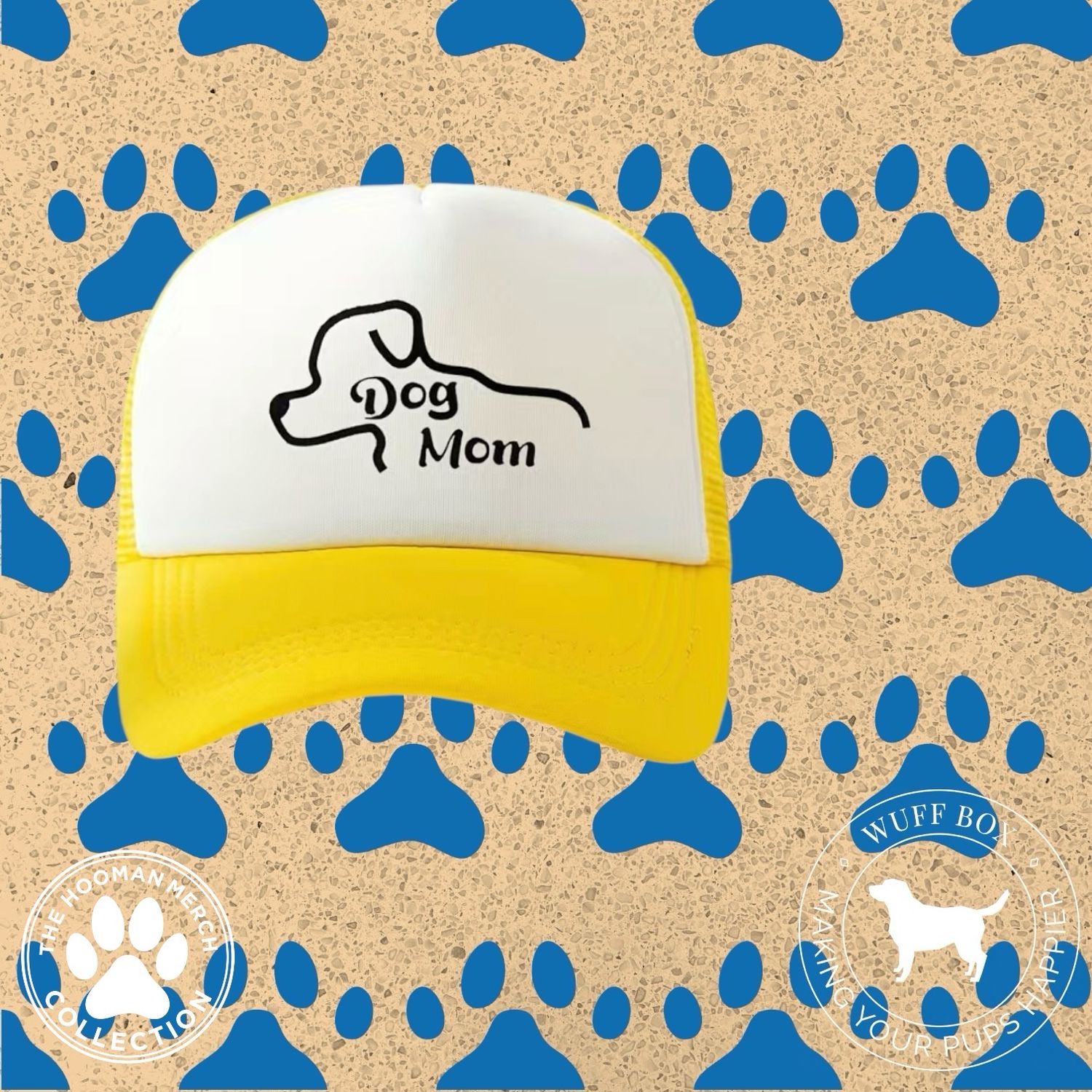 “Dog Mom” Mesh Baseball Cap 