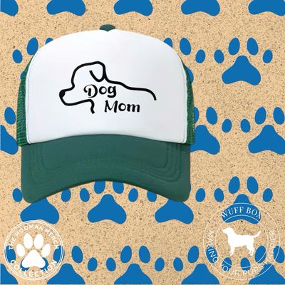 Adjustable Dog Mom Print Mesh Hat