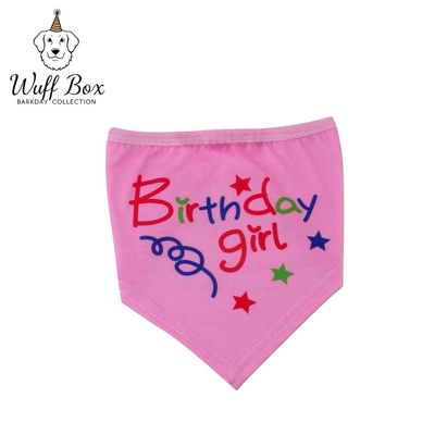Birthday Girl Confetti Print Bandana 