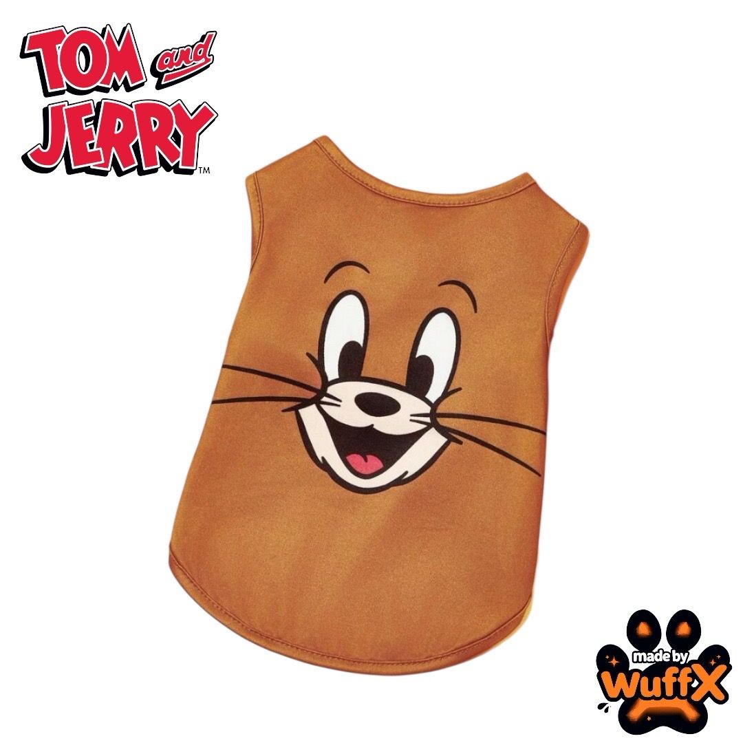 Wuff X Cartoon Network - Tom &amp; Jerry Brown Tank 