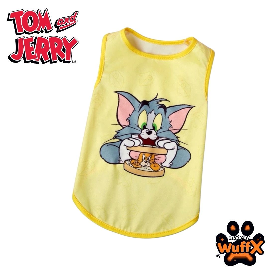 Wuff X Cartoon Network - Tom &amp; Jerry Yellow Tank 