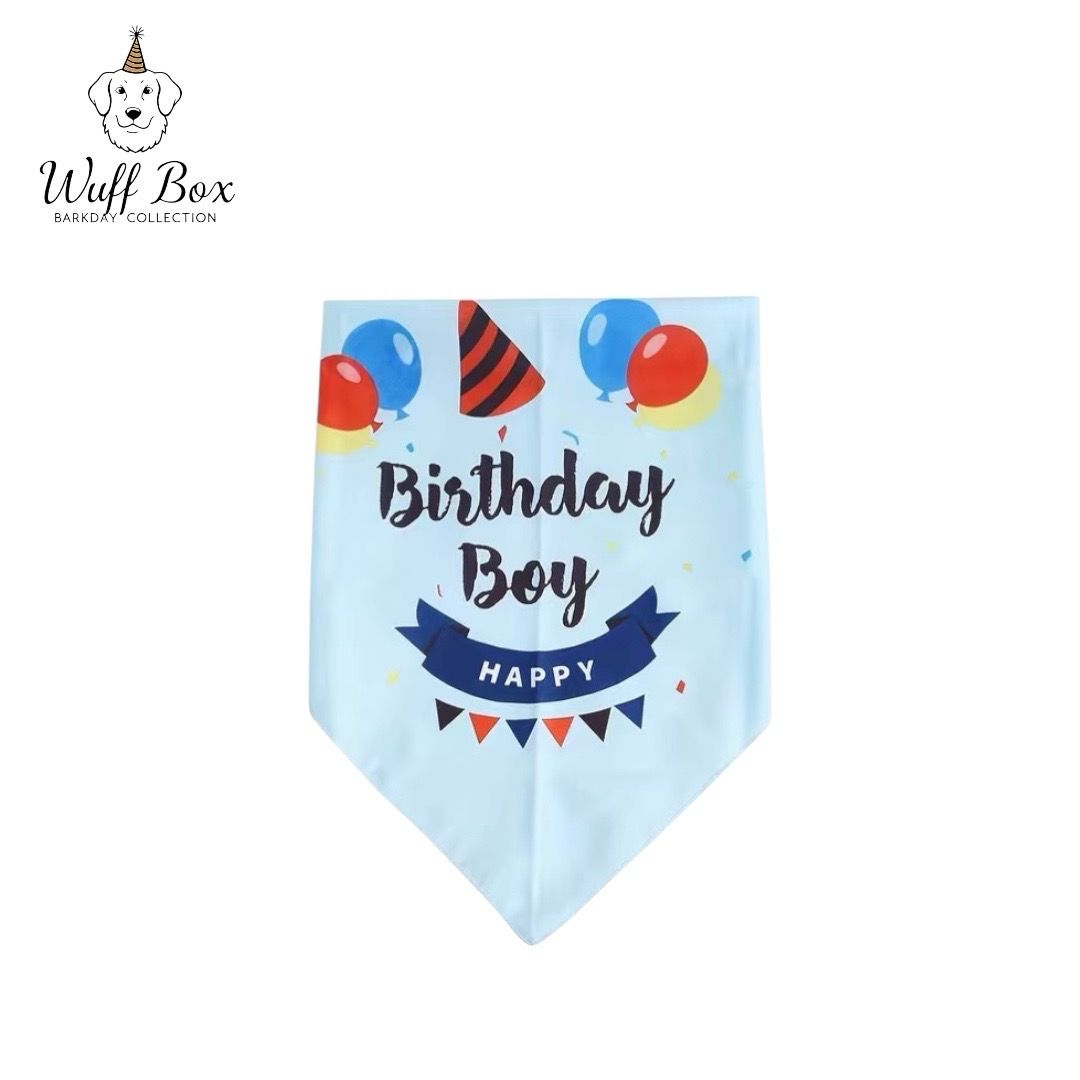 Birthday Boy Soft Cotton Bandana