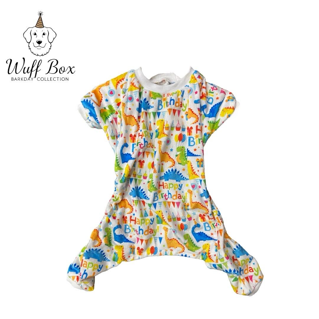 Dinosaur BarkDay Print Onesie