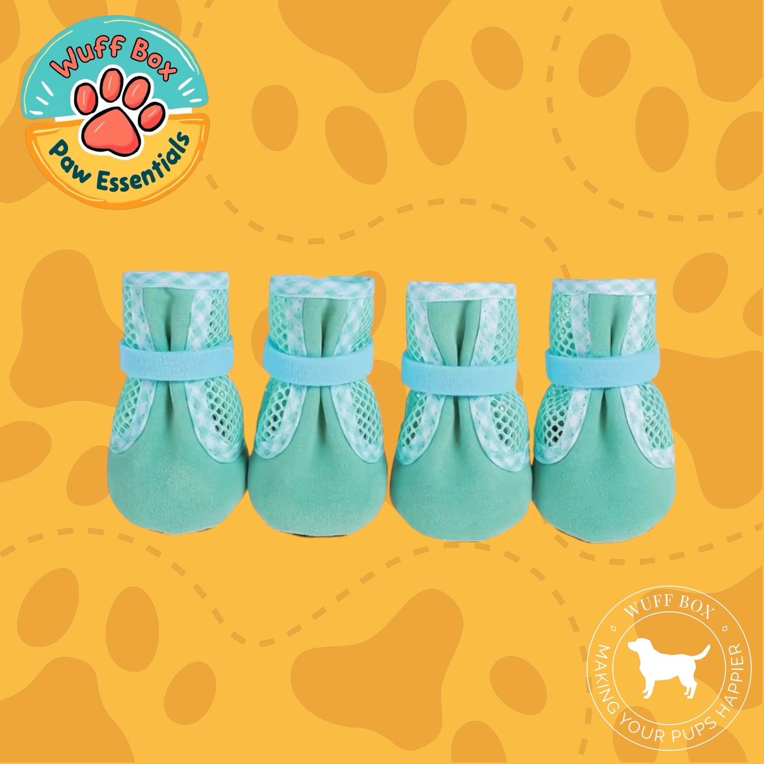 Mint Green - Mesh &amp; Velvet Booties