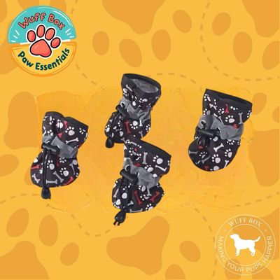 Black Fleeced - Booties
