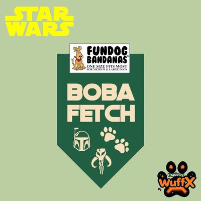 STAR WARS - Fundog Bandana - Boba Fetch