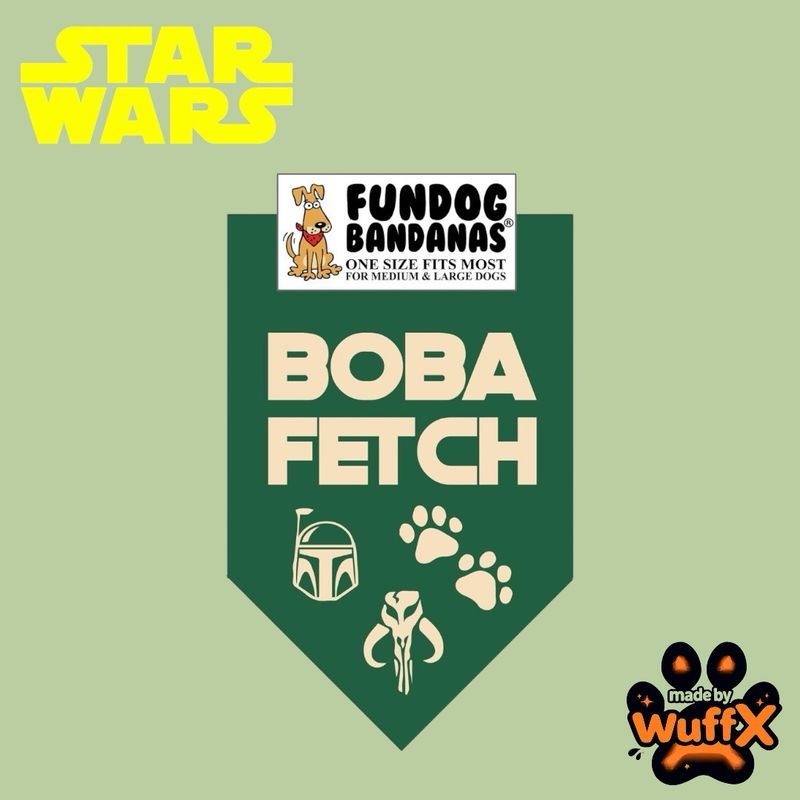 STAR WARS - Fundog Bandana - Boba Fetch