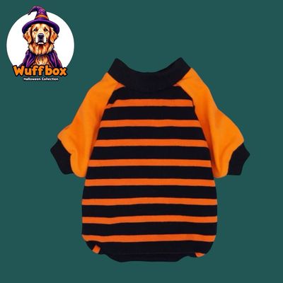 Fitwarm - Black &amp; Orange Stripe Tee