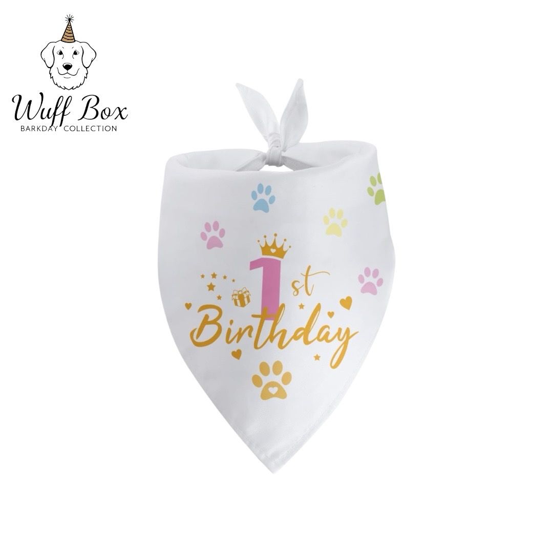 1st Birthday Bandana