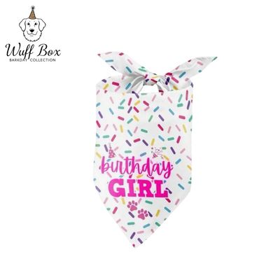 Birthday Girl Confetti Bandana