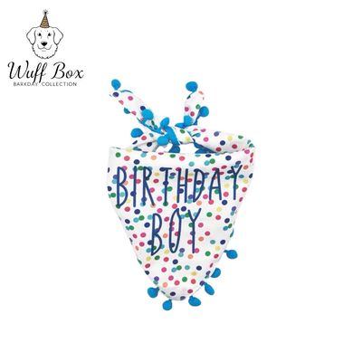 Birthday Boy Pom Pom Bandana