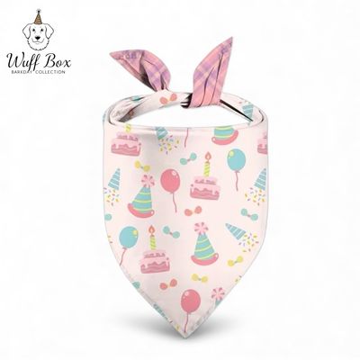 Reversible ‘Happy Birthday’ Print Bandana 