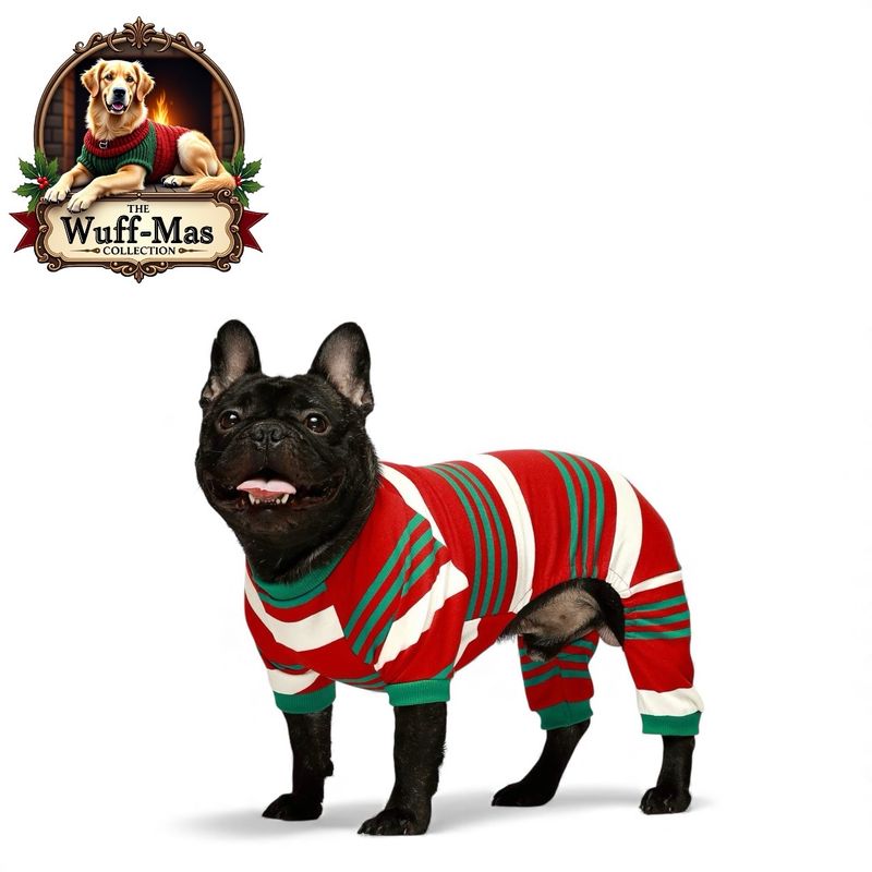 Fitwarm PawLiday Theme Stripe Onesie