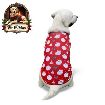Red Holiday Theme Tank (Large Breeds)