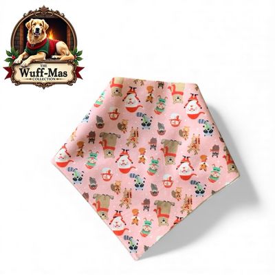 Holiday Theme Velvet Bandana
