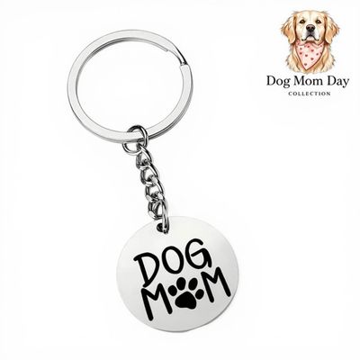 Dog Mom Keychains 