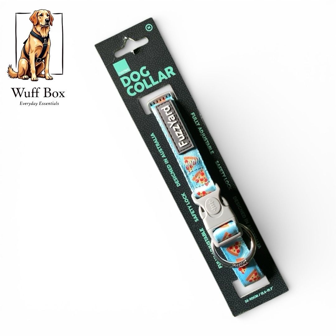 FuzzYard Pizza Print Collar