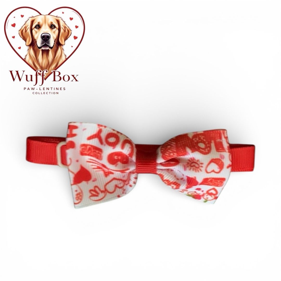 Valentines Theme Bow Necktie