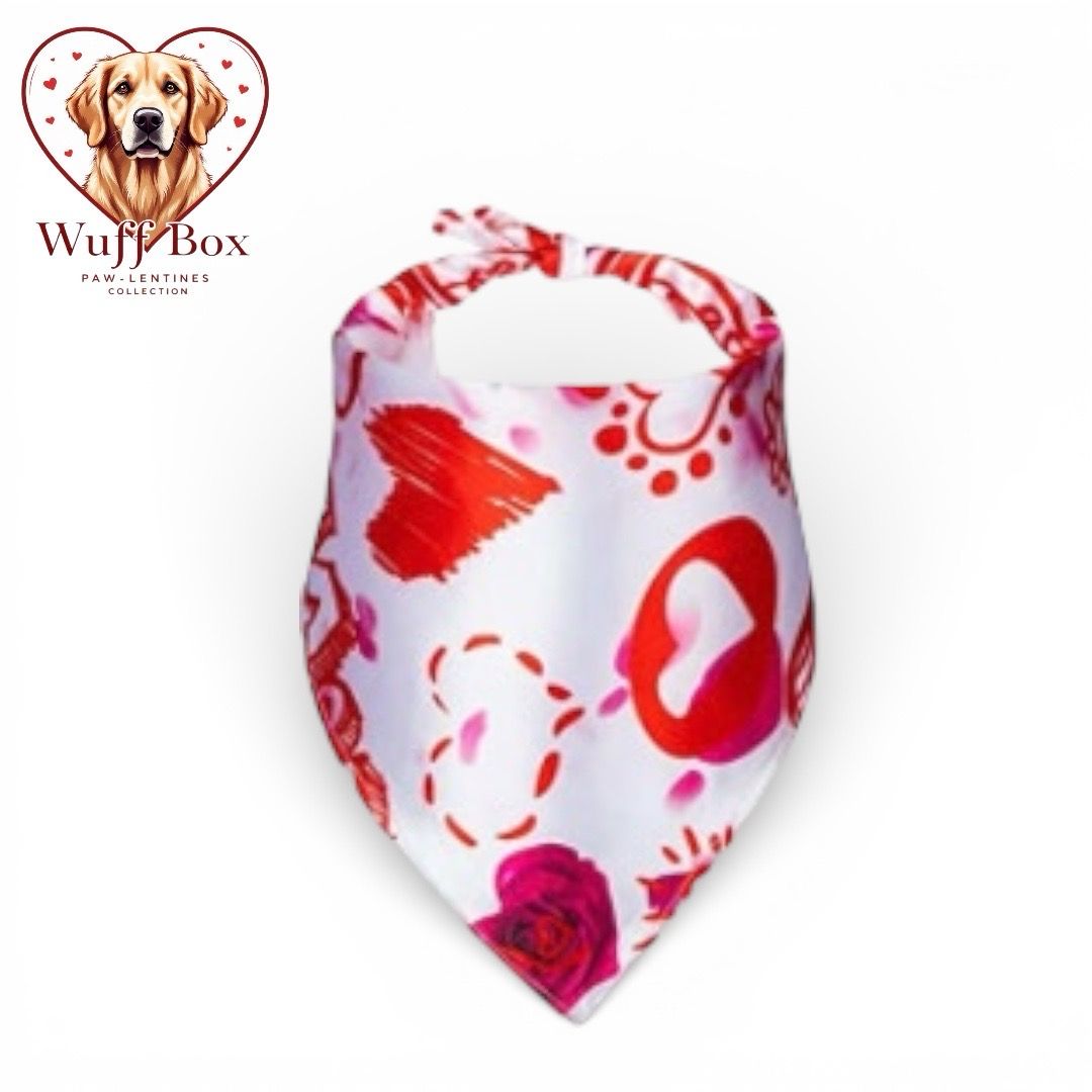 Valentines Theme Silk Scarf