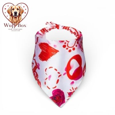 Valentines Theme Silk Scarf
