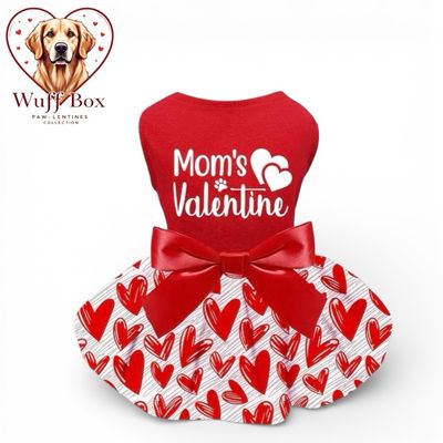Mom’s Valentine Bowknot Dress