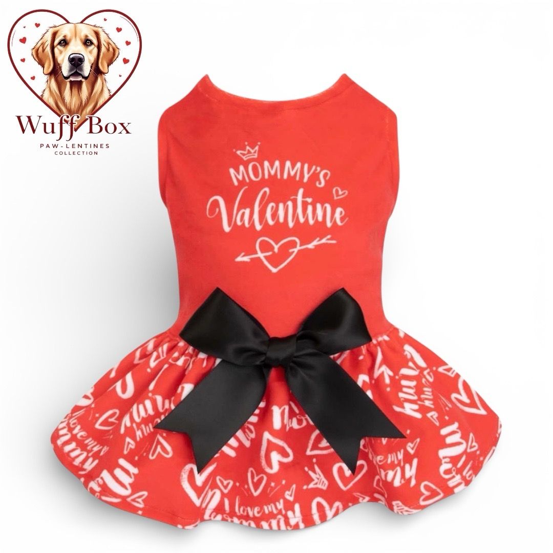 CuteBone ‘Mummy’s Valentine’ Print Dress