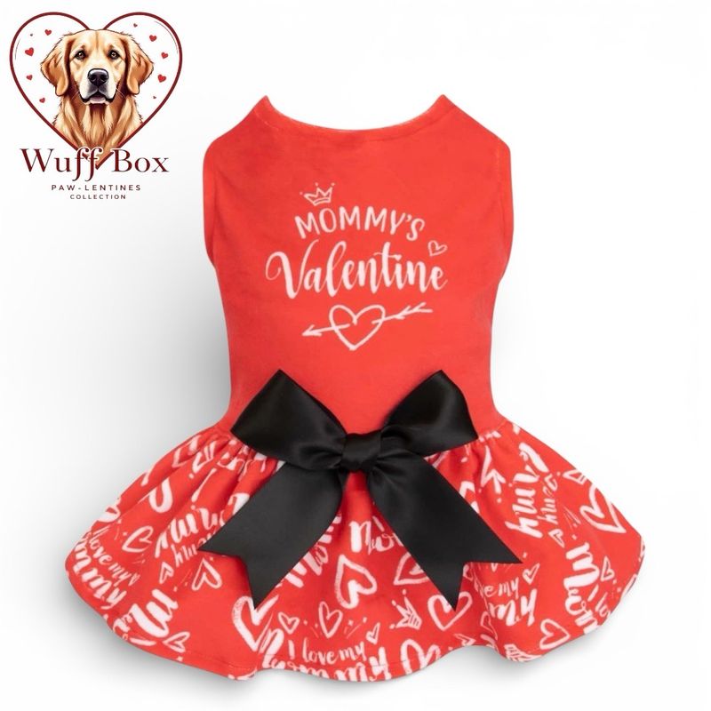 CuteBone ‘Mummy’s Valentine’ Print Dress