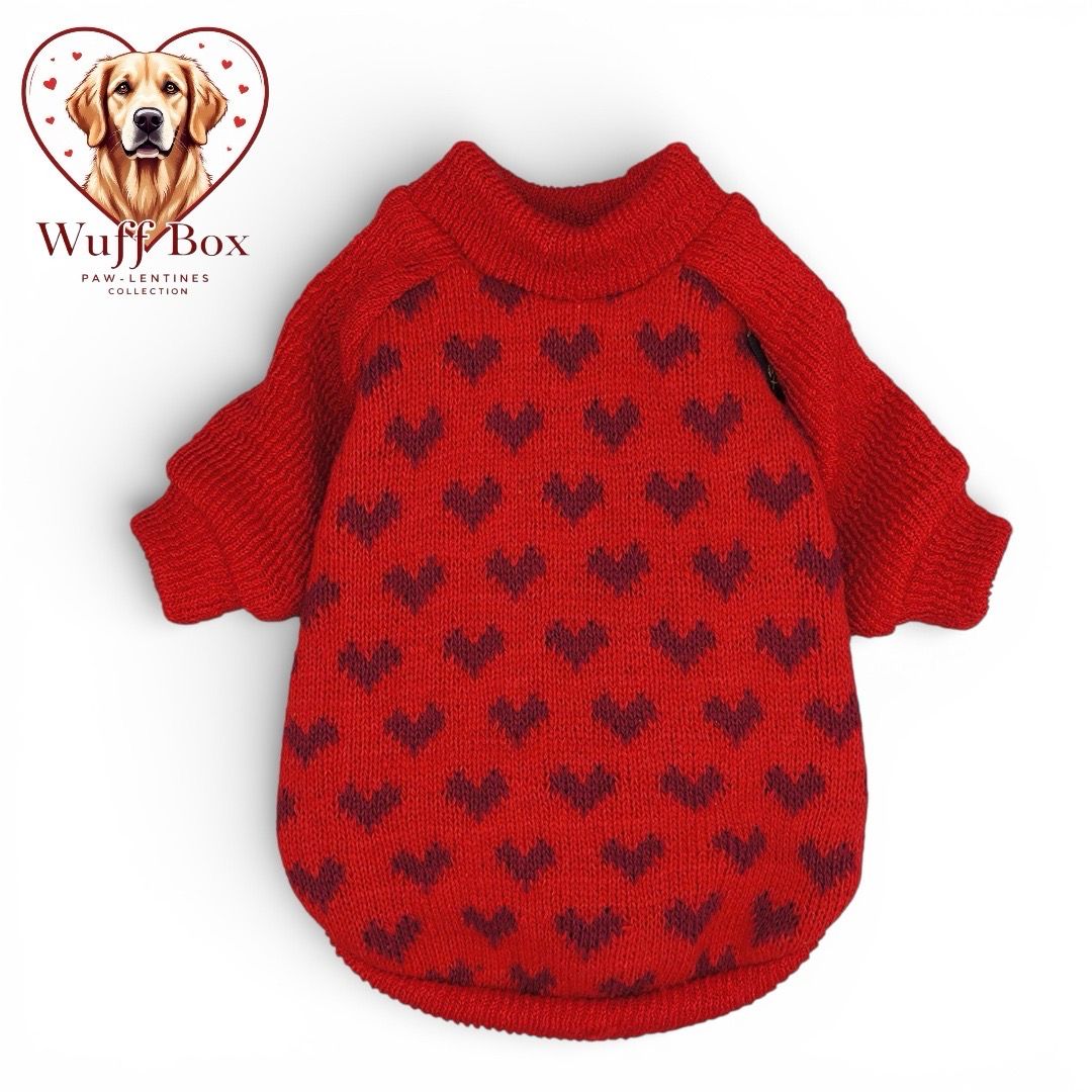 Fitwarm Knitted Valentines Sweater 