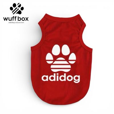 Adidog Red Breathable Tank