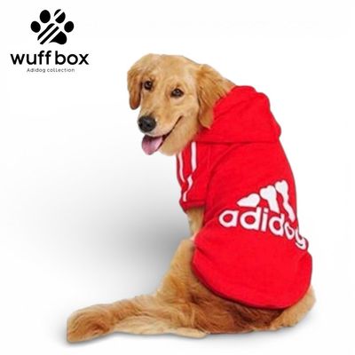 Adidog Red Hoodie
