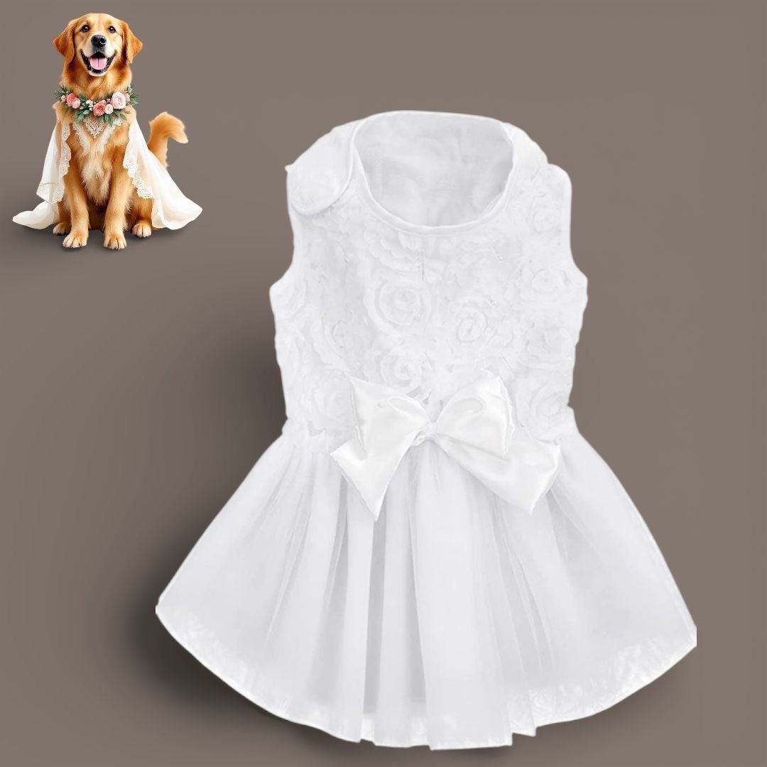 Wedding Silk Bowknot Dress