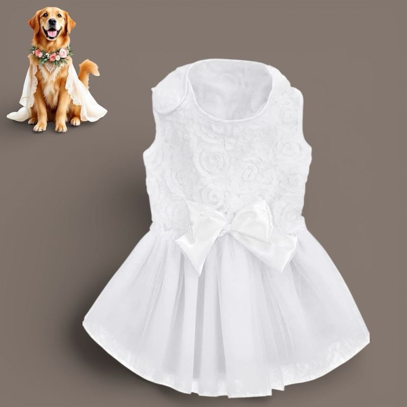 Wedding Silk Bowknot Dress