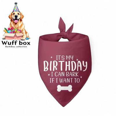 ‘It’s My Birthday, I can Bark if I want to’ Bandana