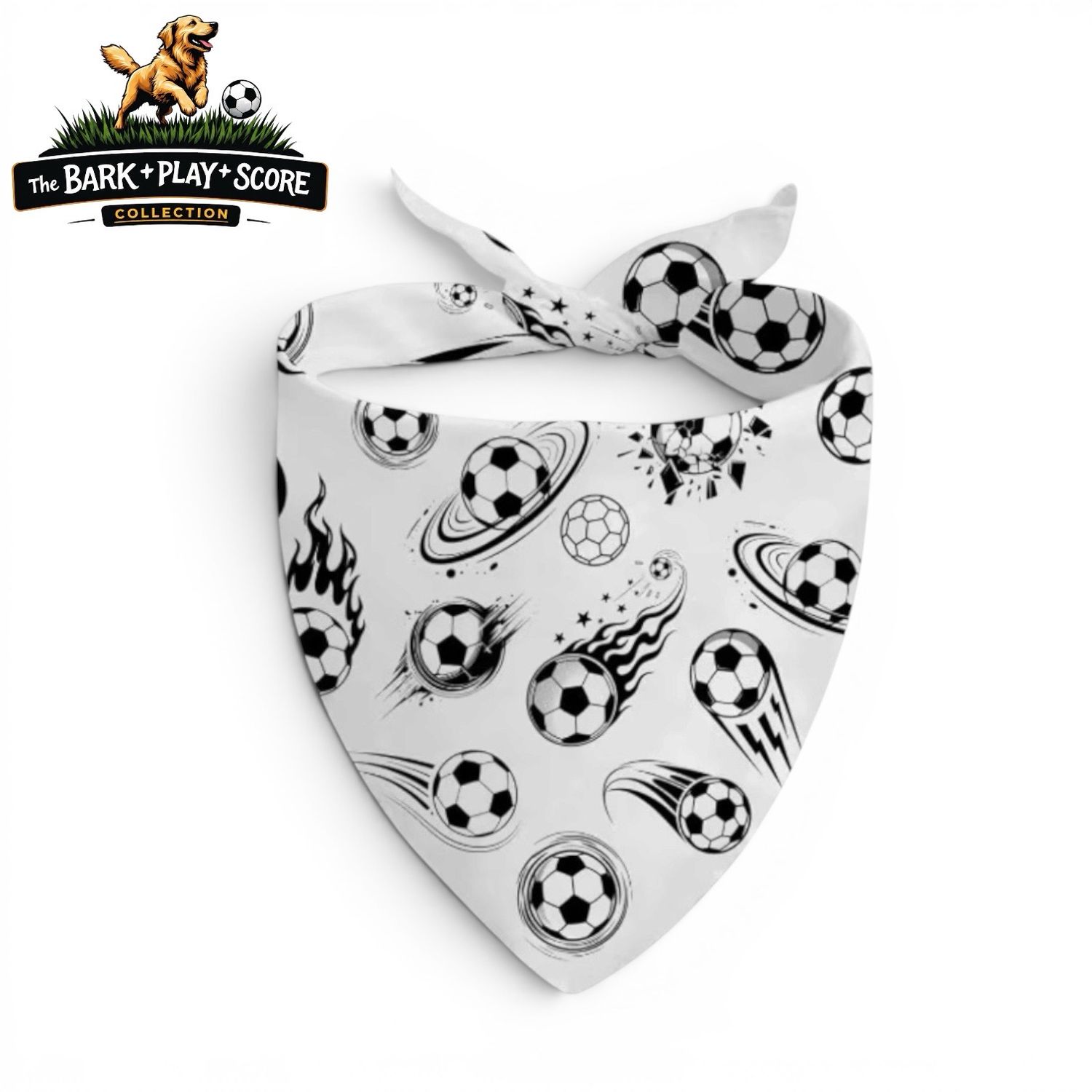 FIFA Soccer Theme White Pet Bandana