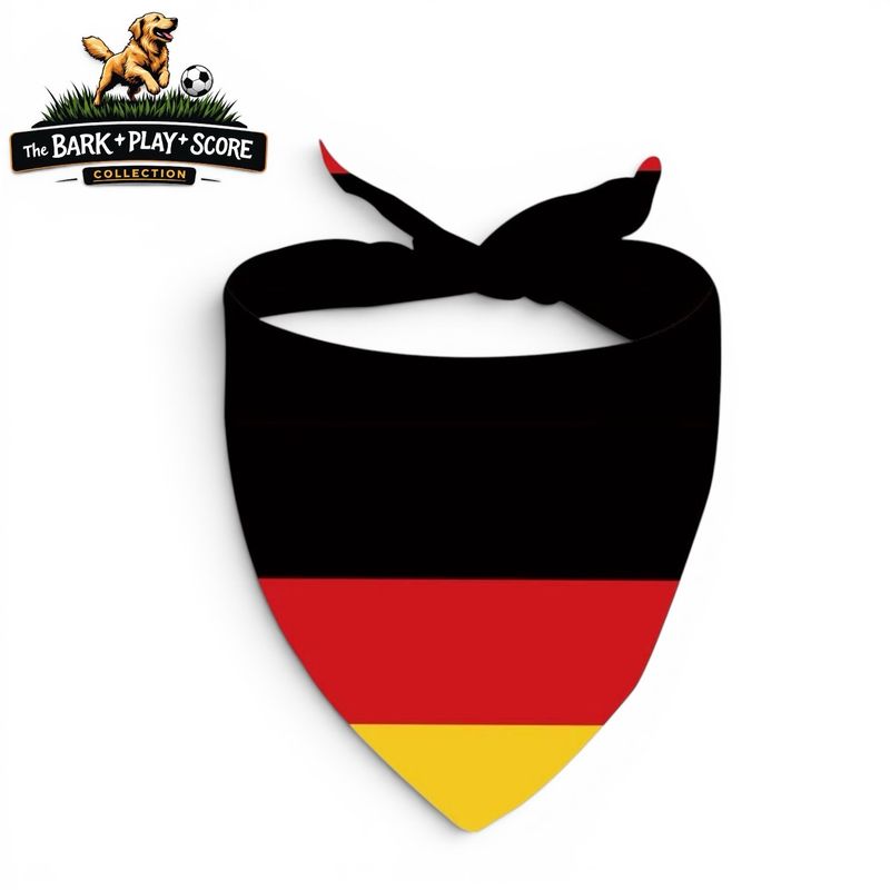Germany Flag Soccer Pet Bandana