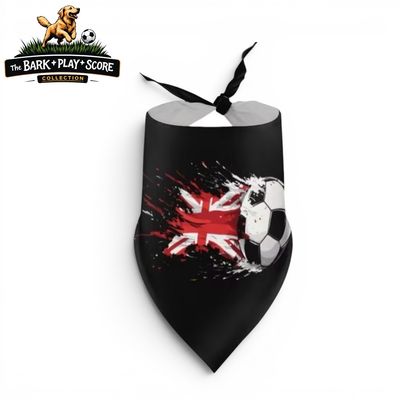 England Flag Soccer Pet Bandana 